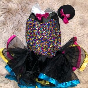 Colorful sequined Dance Costume